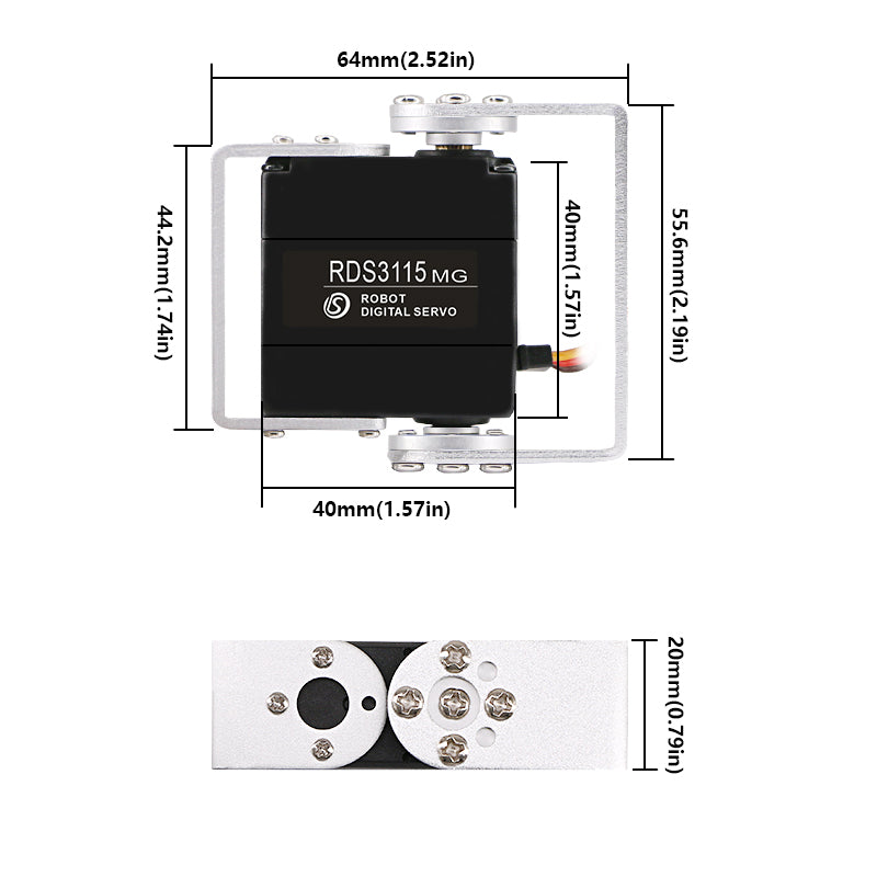RDS3115MG Robot Servo