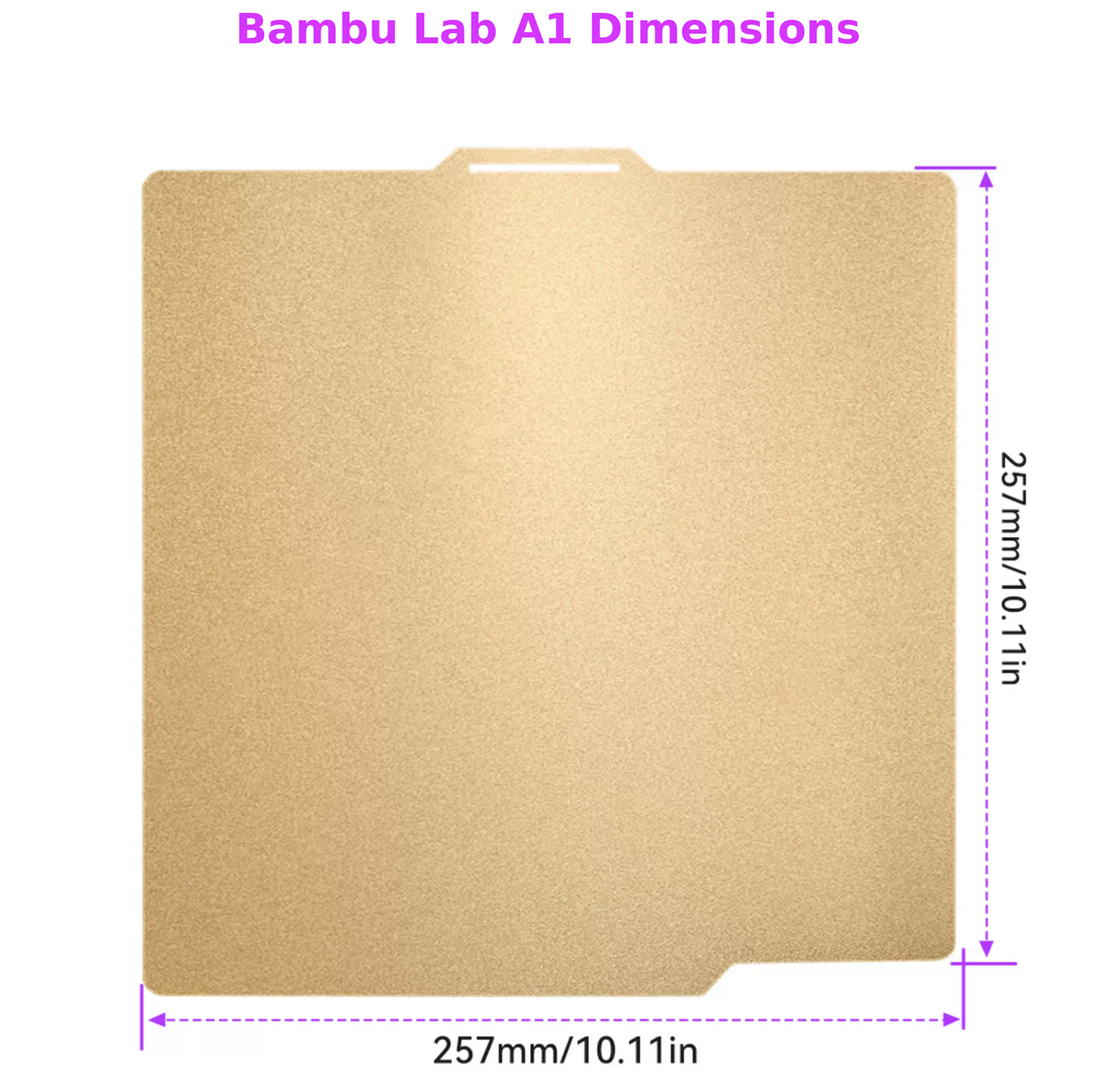 Textured PEI Magnetic Thick Steel Build Plate for Bambu Lab H2D/A1 mini/X1/P1/P2S/A2L 3D Printer Heated Bed