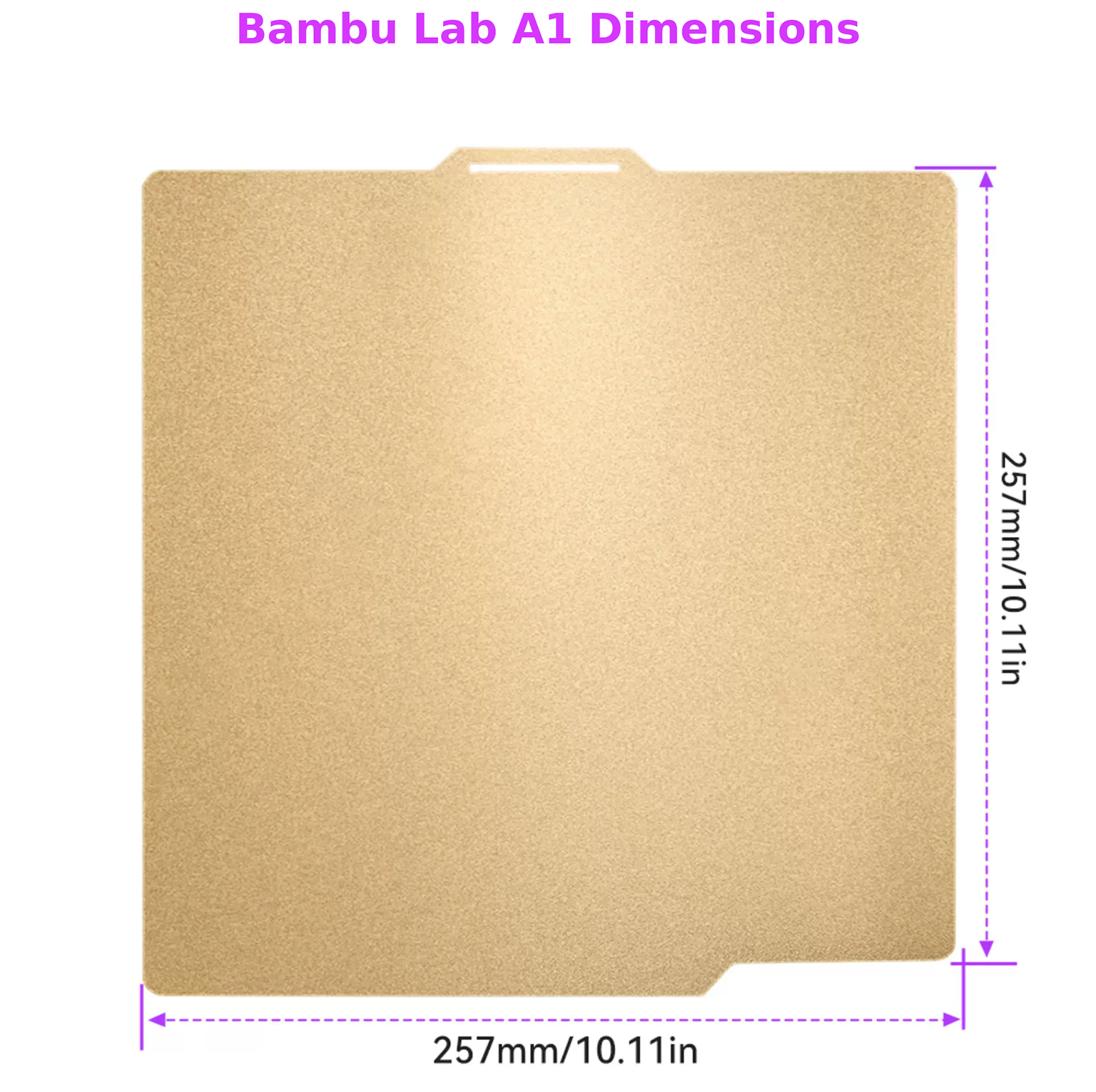 Textured PEI Magnetic Thick Steel Build Plate for Bambu Lab H2D/A1 mini/X1/P1/P2S/A2L 3D Printer Heated Bed