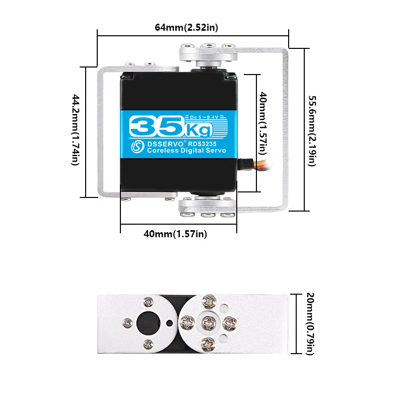 Coreless RDS3235 digital servo