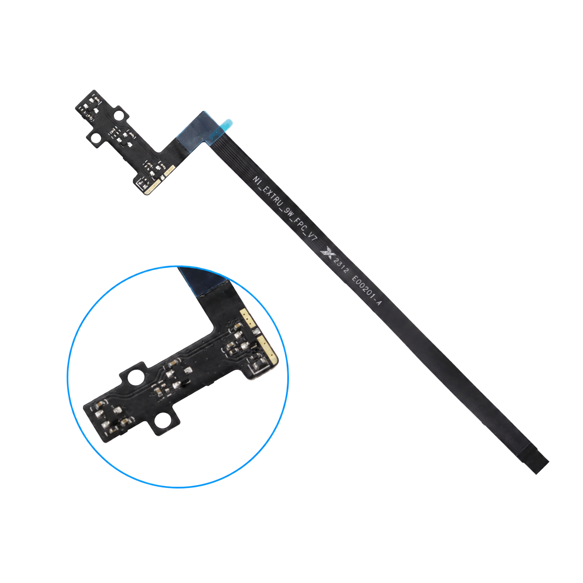 Extruder PCB & Ribbon Cable for Bambu Lab X1/P1/A1