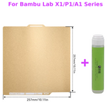 Textured PEI Magnetic Thick Steel Build Plate for Bambu Lab H2D/A1 mini/X1/P1/P2S/A2L 3D Printer Heated Bed