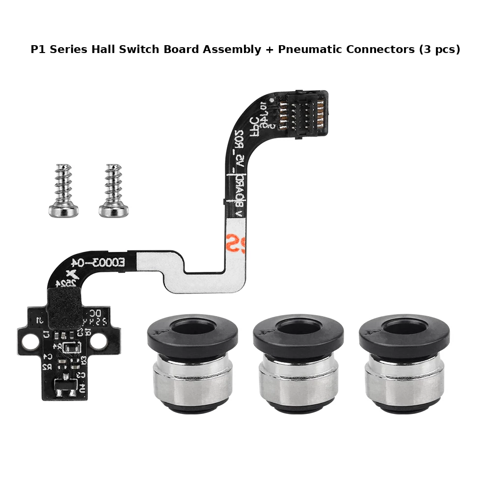 Bambu Lab X1/P1/A1 Extruder PCB Board with Ribbon Cable Hall Switch Board Assembly Sensor 3D Printer Accessory