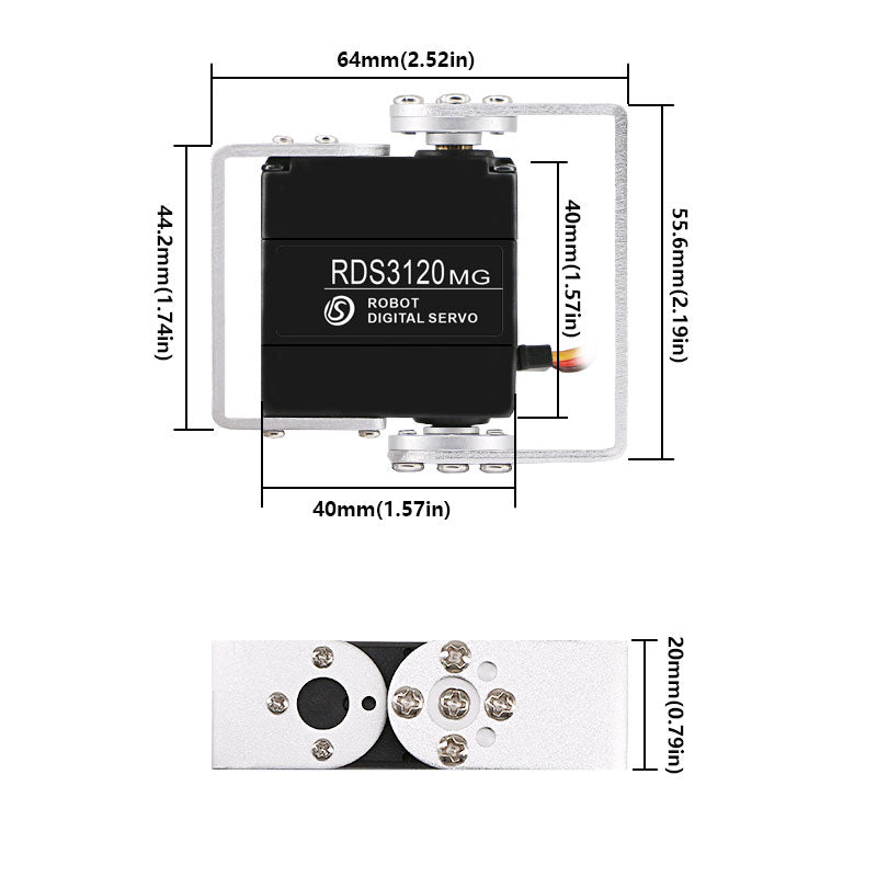 RDS3120MG Robot Servo