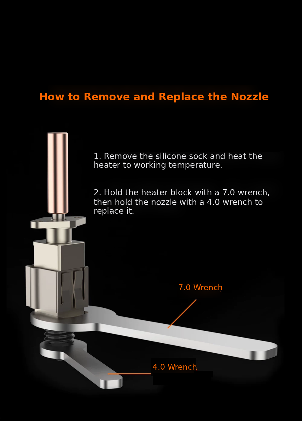 Bambu Lab TZ 2.0 P1S/P1P/X1C Extruder Hotend with Hardened Steel Nozzle Cooling Fan Kit Accessories