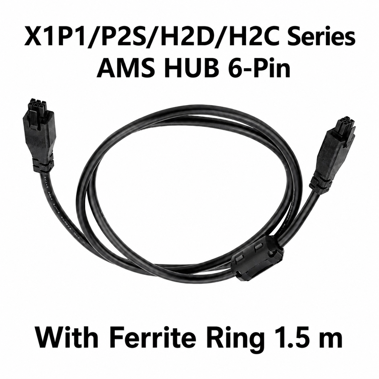Bambu X1/P1/P2S/H2D AMSHUB 6pin/A1mini/lite 4pin Extension Cable