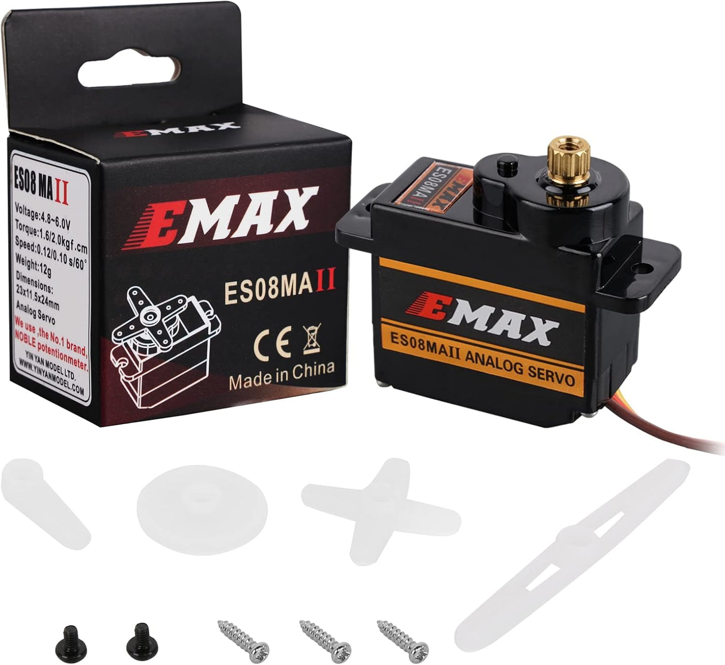 EMAX ES08MA II Metal Gear Analog Servo