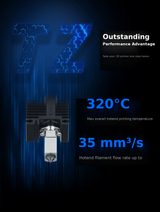 Bambu Lab TZ 2.0 P1S/P1P/X1C Extruder Hotend with Hardened Steel Nozzle Cooling Fan Kit Accessories