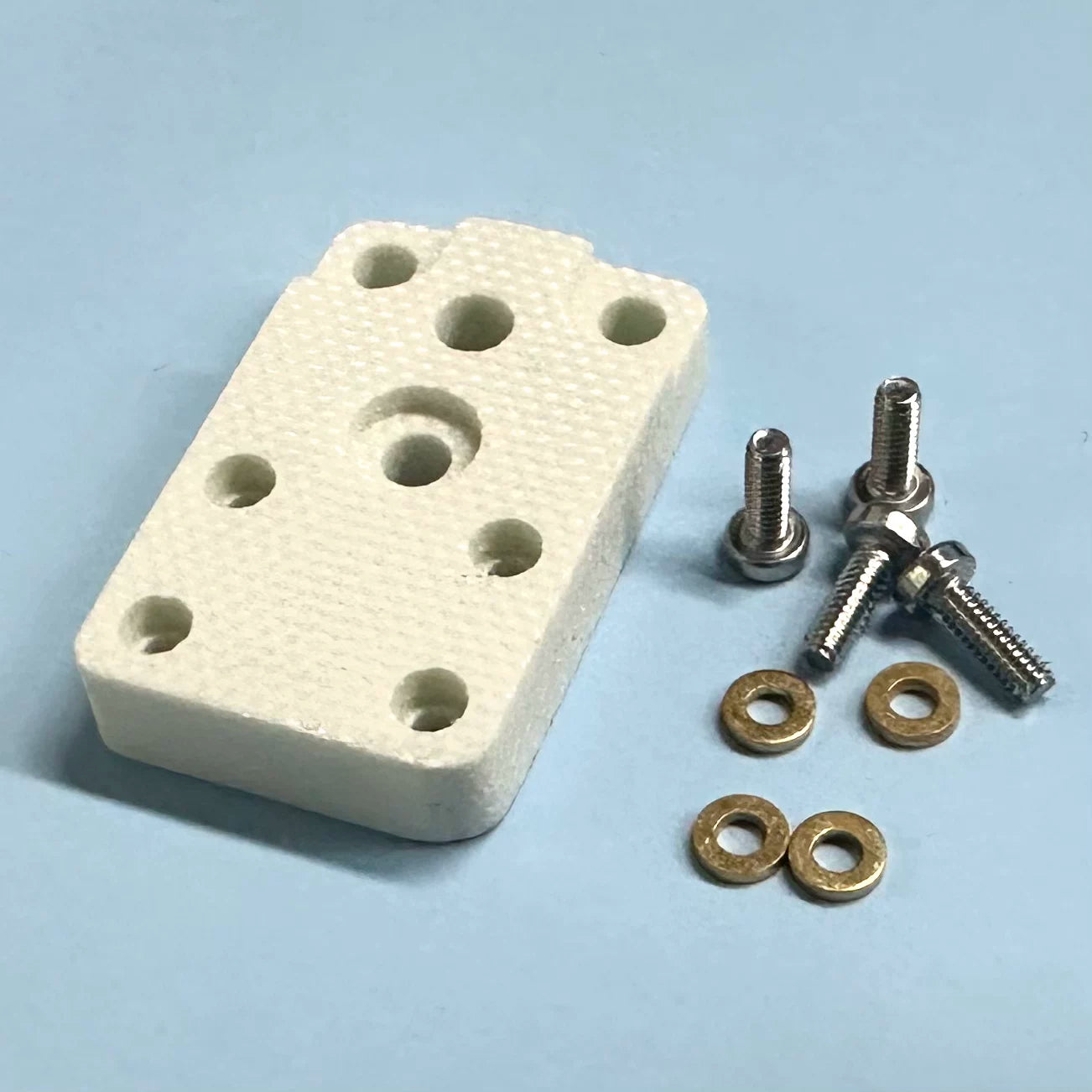 A1/A1 mini Hotend Insulation Spacer Silicone Base Fiberglass Base Synthetic Stone 3D Printer Thermal Insulation Pad