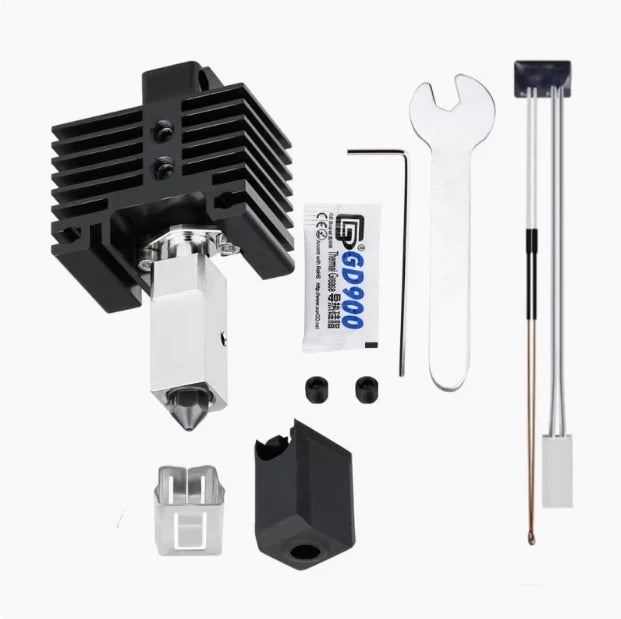 Bambu Lab TZ 2.0 P1S/P1P/X1C Extruder Hotend with Hardened Steel Nozzle Cooling Fan Kit Accessories