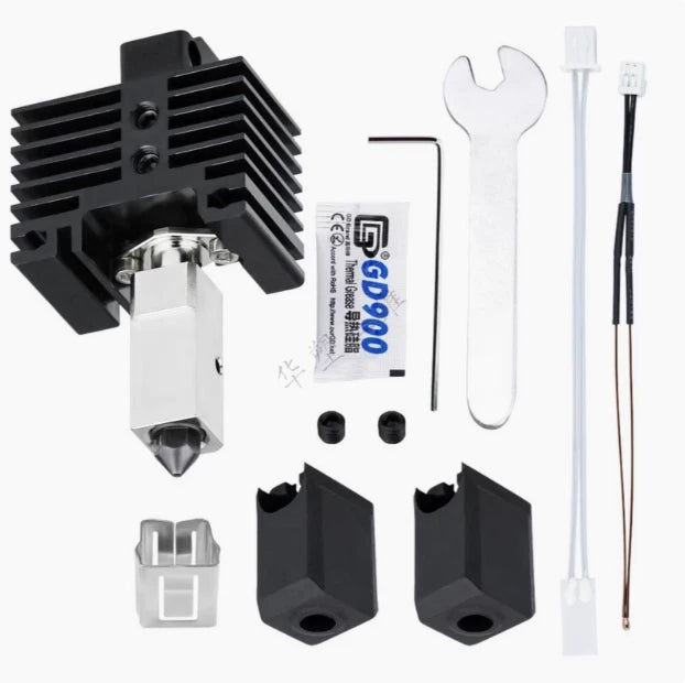 Bambu Lab TZ 2.0 P1S/P1P/X1C Extruder Hotend with Hardened Steel Nozzle Cooling Fan Kit Accessories