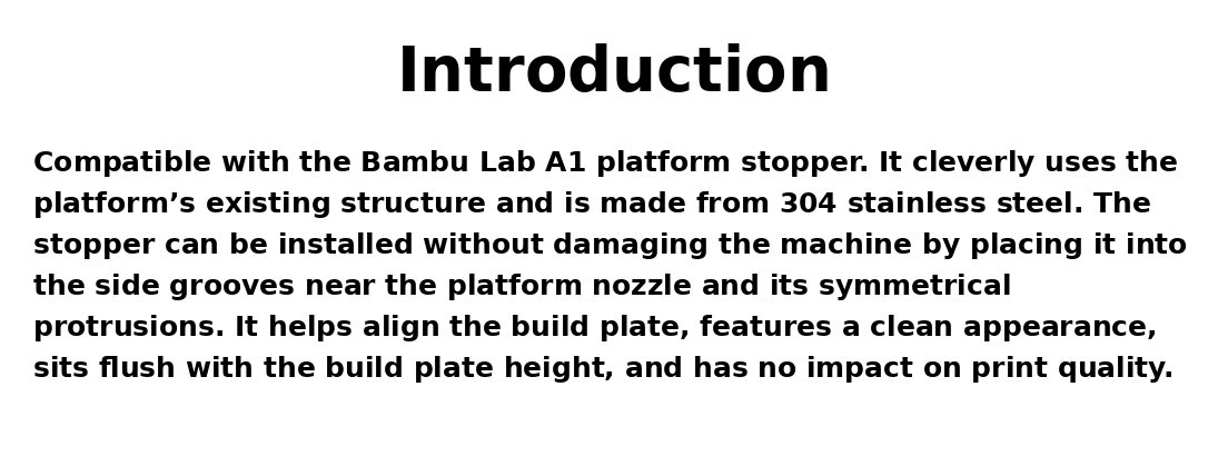Build Plate Alignment Limiter for Bambu Lab A1 3D Printer PEI Plate Anti-Skew Positioning Accessory