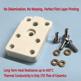 A1/A1 mini Hotend Insulation Spacer Silicone Base Fiberglass Base Synthetic Stone 3D Printer Thermal Insulation Pad