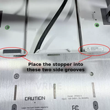 Build Plate Alignment Limiter for Bambu Lab A1 3D Printer PEI Plate Anti-Skew Positioning Accessory