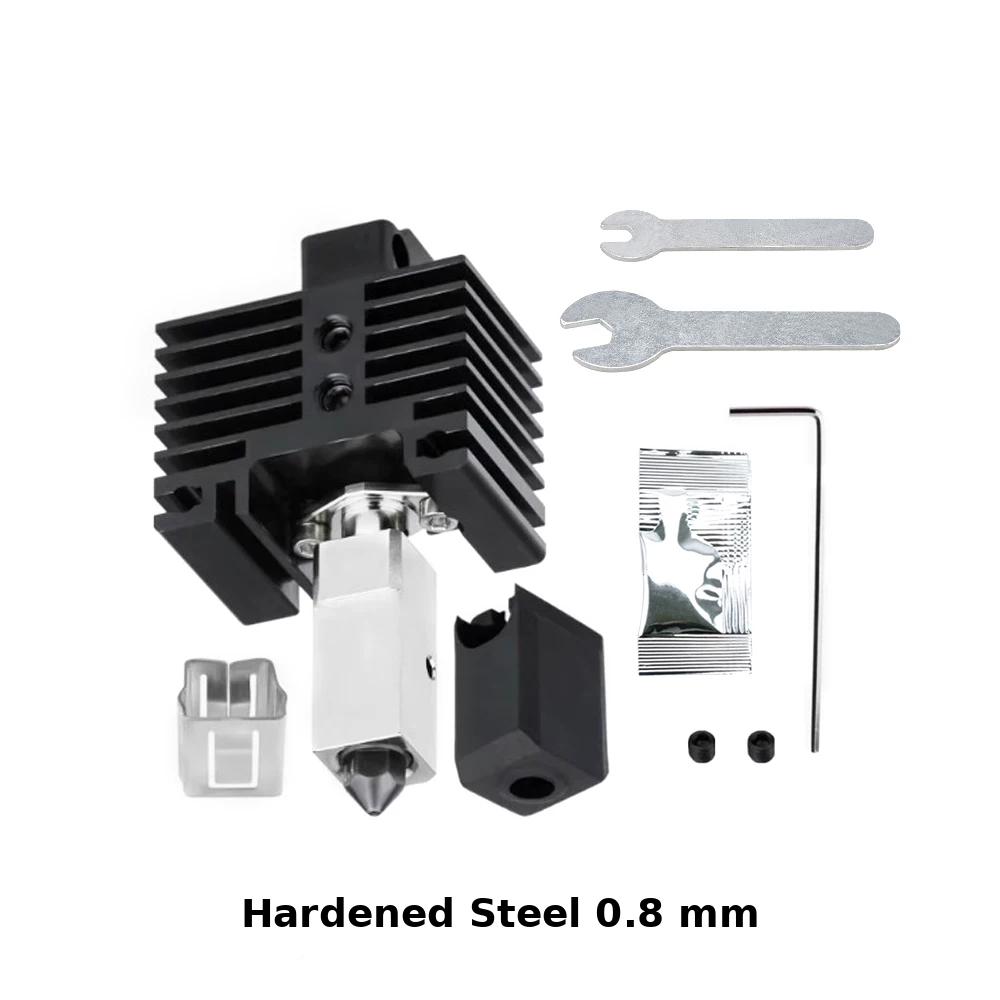 Bambu Lab TZ 2.0 P1S/P1P/X1C Extruder Hotend with Hardened Steel Nozzle Cooling Fan Kit Accessories
