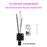 Bambu Lab TZ 2.0 P1S/P1P/X1C Extruder Hotend with Hardened Steel Nozzle Cooling Fan Kit Accessories