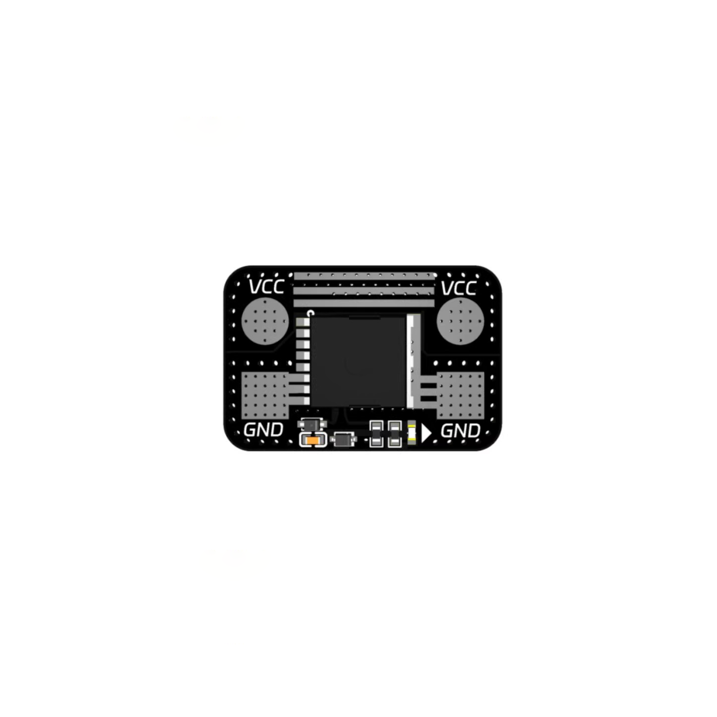 Power-on spark suppression module RC