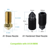 Hotend Kit for Bambu Lab A1 Mini 0.2-0.8mm Hardened Steel Nozzle 3D Printer lot