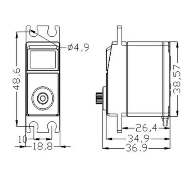 EMAX ES3005 Analog Metal Waterproof Servo